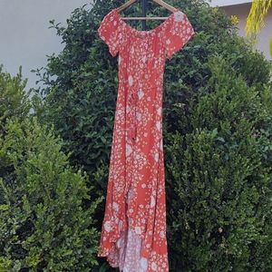 NWT Abel The Label Rustica Hi low Maxi dress sz XS